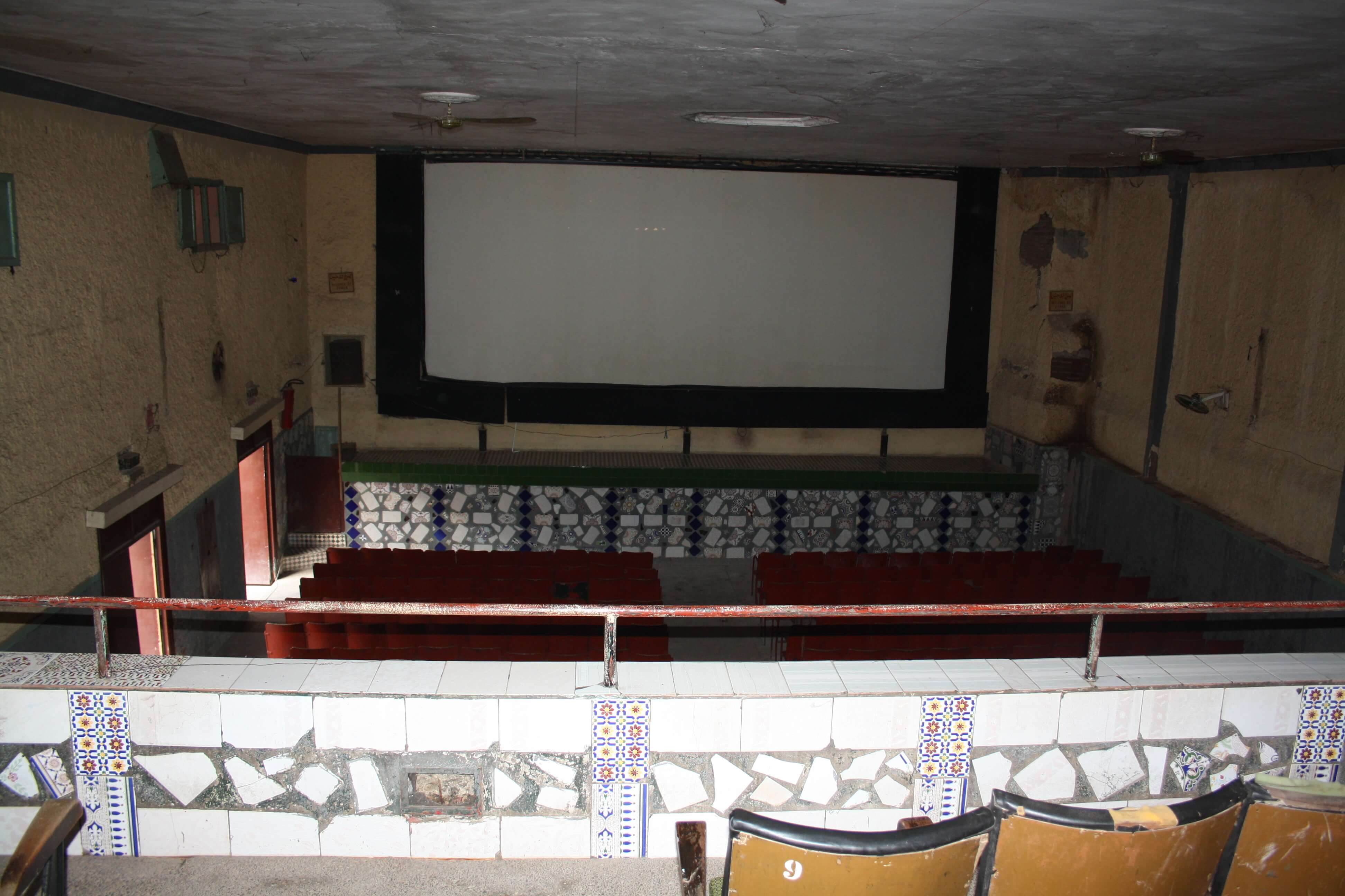 The big screen at Marrakesh cinema 